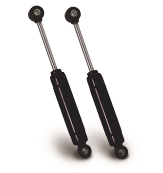 Front Shocks Long Blk.Open Top. 9 1/4 Per Pair.